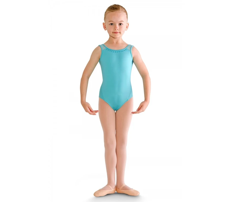 Bloch Karoly, dětský baletní dres - Modrá - ocean
