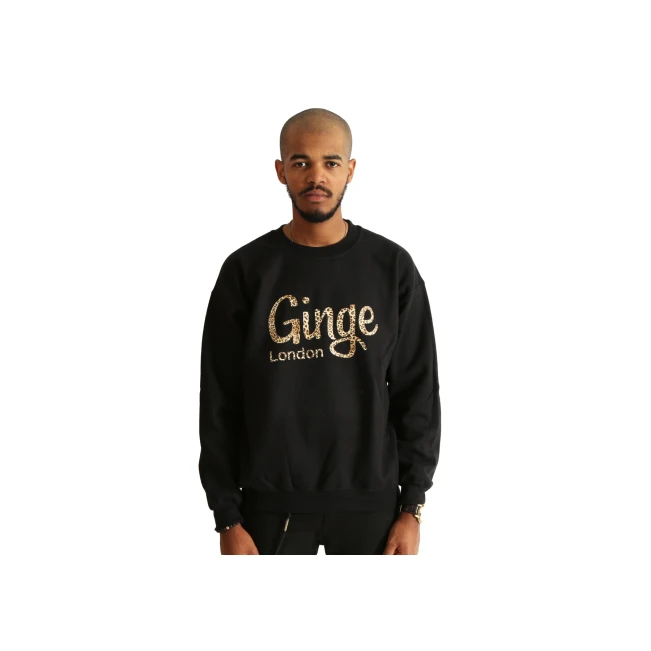Ginge London Leopard Print Sweatshirt, mikina Ginge London Leopard Print Sweatshirt, mikina