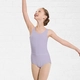 Capezio dětský baletní dres s opaskem na široká ramínka