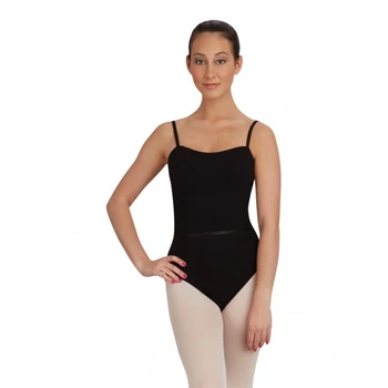 Capezio CAD100B, baletní dres na ramínka s opaskem 