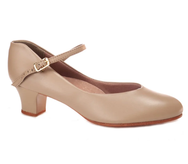 Capezio Jr Footlight, charakterky - Hnědá caramel Capezio