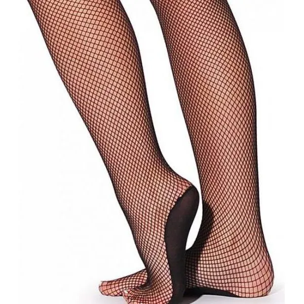 Capezio Professional Fishnet Seamless Tight, síťované punčocháče