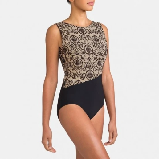 Capezio Rococo Riche Boatneck Tank Leotard, baletní dres