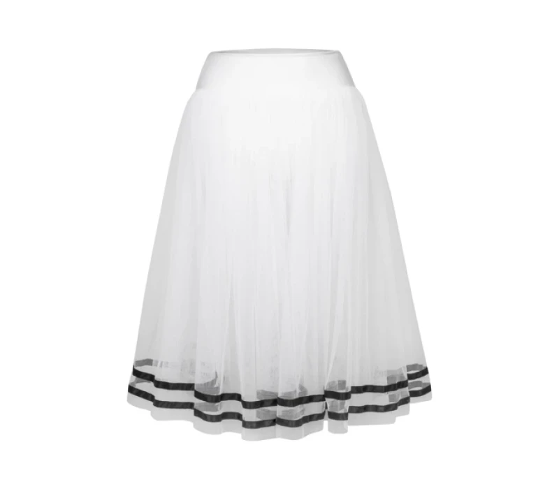 Freed of London Romantic, padající tutu sukýnka - Bílá/černá Freed of London Romantic, padající tutu sukýnka - Bílá/černá