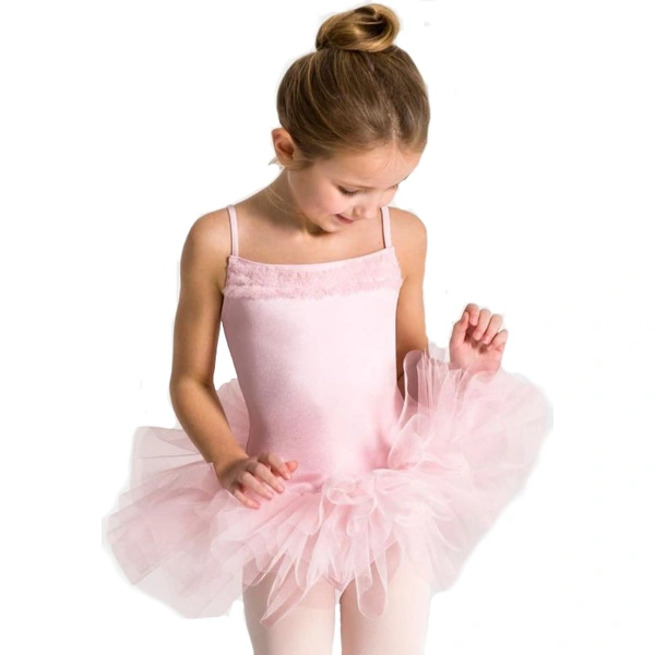 Capezio Ruffle Yoke, dětský dres s tutu sukýnkou