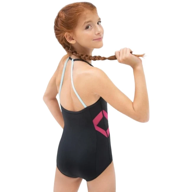 Capezio colorblock Halter Strap Leotard, dívčí dres Capezio colorblock Halter Strap Leotard, dívčí dres