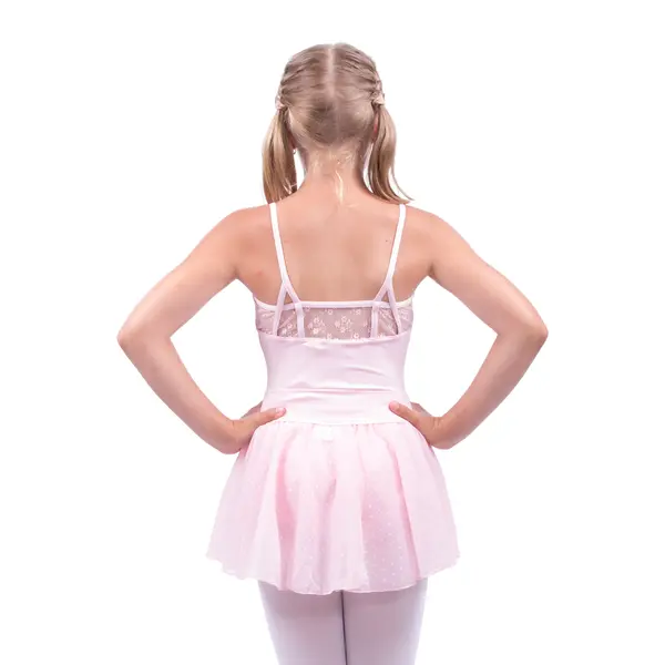 Capezio Daisy Cami Leotard, dres na tenká ramínka s krajkou