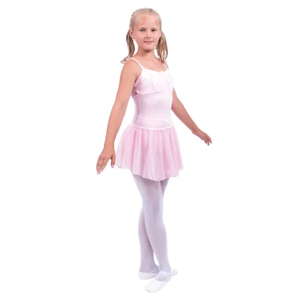 Capezio Daisy Cami Leotard, dres na tenká ramínka s krajkou