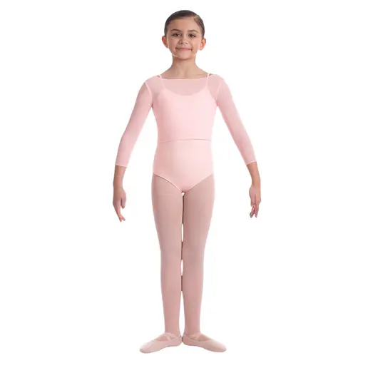 Mirella plain mesh M744C, top s tříčtvrtečním rukávem