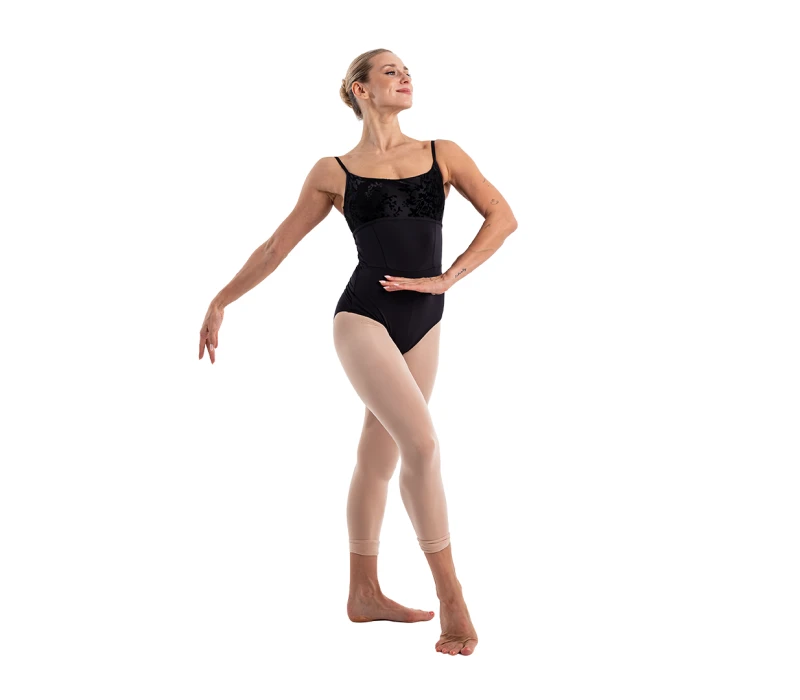 Capezio Elsa, dámský dres na tenká ramínka Capezio Elsa, dámský dres na tenká ramínka - Černá