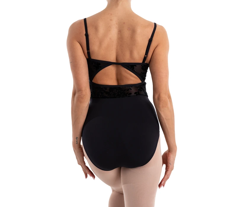 Capezio Elsa, dámský dres na tenká ramínka Capezio Elsa, dámský dres na tenká ramínka - Černá