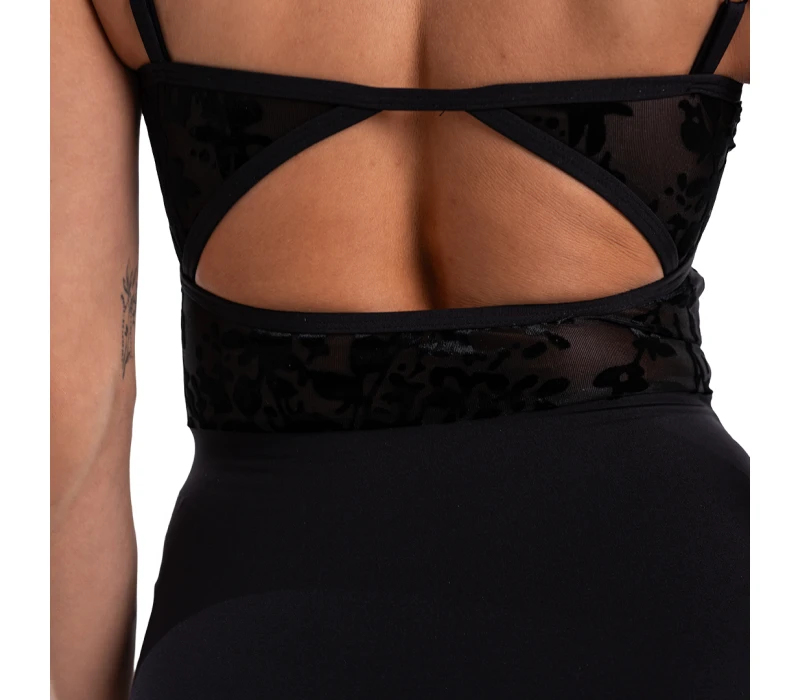 Capezio Elsa, dámský dres na tenká ramínka Capezio Elsa, dámský dres na tenká ramínka - Černá