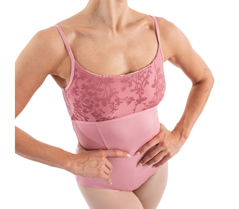 Capezio Elsa, dámský dres na tenká ramínka Capezio Elsa, dámský dres na tenká ramínka - Pudrově růžová Capezio