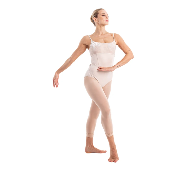 Capezio Elsa, dámský dres na tenká ramínka Capezio Elsa, dámský dres na tenká ramínka - Křišťálově šedá Capezio