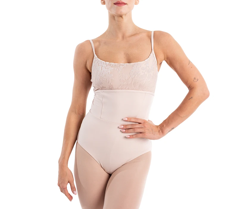 Capezio Elsa, dámský dres na tenká ramínka - Křišťálově šedá Capezio Capezio Elsa, dámský dres na tenká ramínka - Křišťálově šedá Capezio