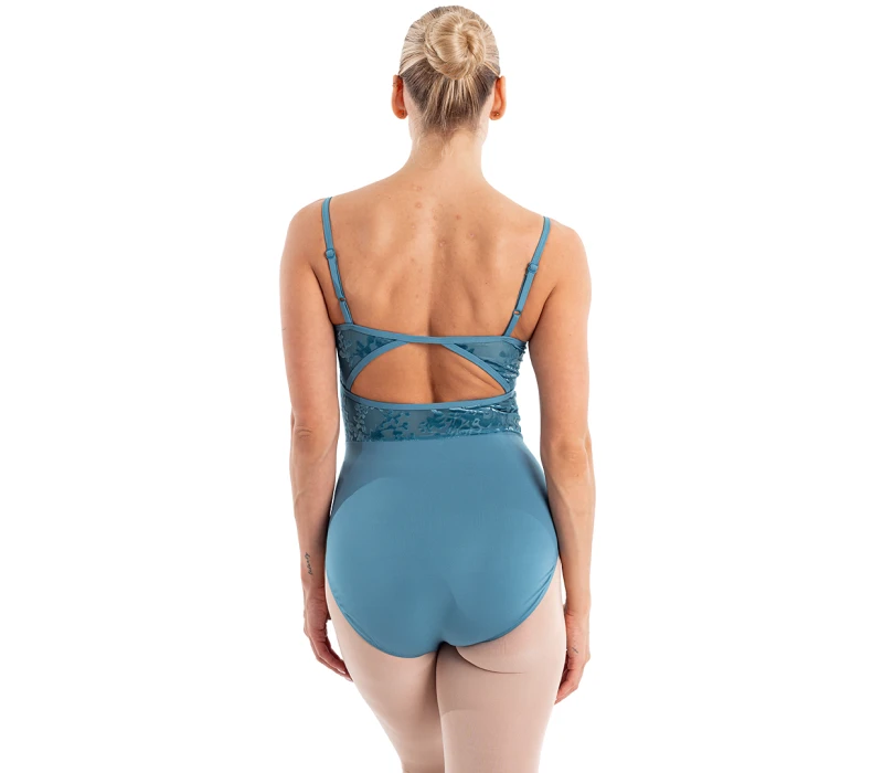 Capezio Elsa, dámský dres na tenká ramínka Capezio Elsa, dámský dres na tenká ramínka - Modrá bouřka Capezio