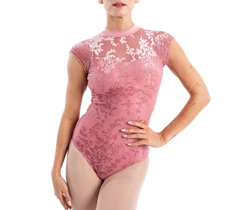Capezio Rudi, dámský dres ke krku Capezio Rudi, dámský dres ke krku - Pudrově růžová Capezio