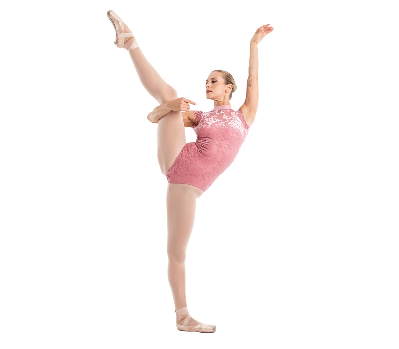 Capezio Rudi, dámský dres ke krku Capezio Rudi, dámský dres ke krku - Pudrově růžová Capezio