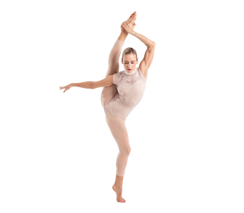 Capezio Rudi, dámský dres ke krku Capezio Rudi, dámský dres ke krku - Křišťálově šedá Capezio