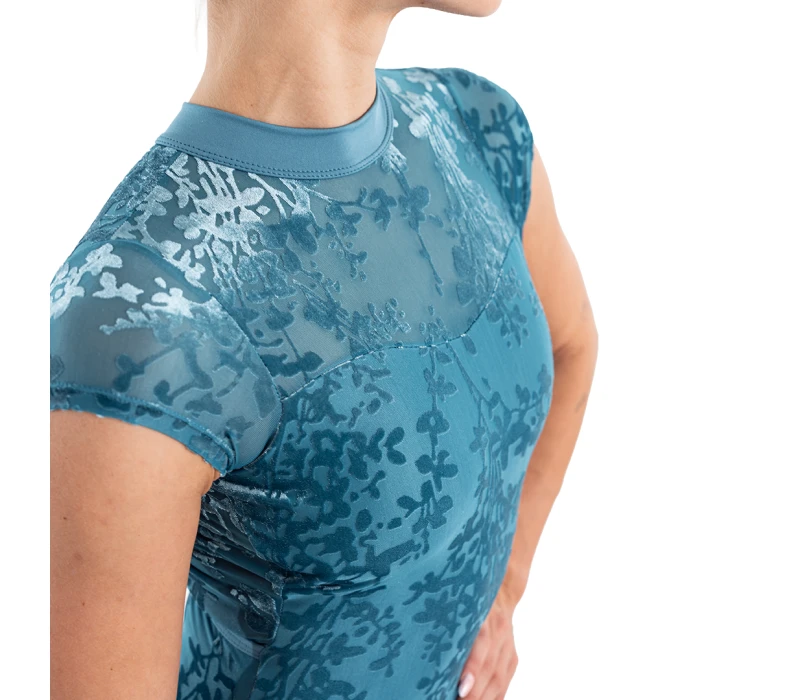 Capezio Rudi, dámský dres ke krku Capezio Rudi, dámský dres ke krku - Modrá bouřka Capezio