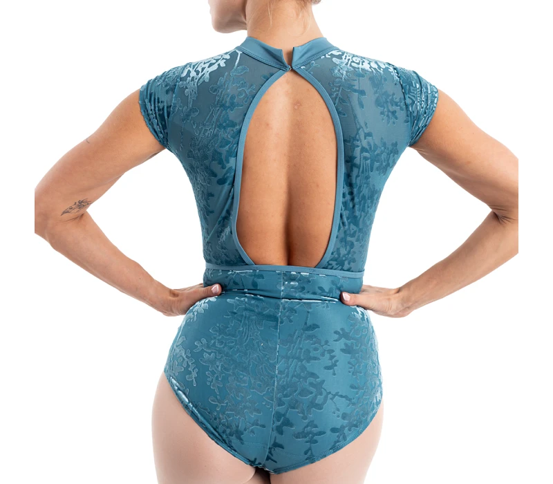 Capezio Rudi, dámský dres ke krku - Modrá bouřka Capezio Capezio Rudi, dámský dres ke krku - Modrá bouřka Capezio