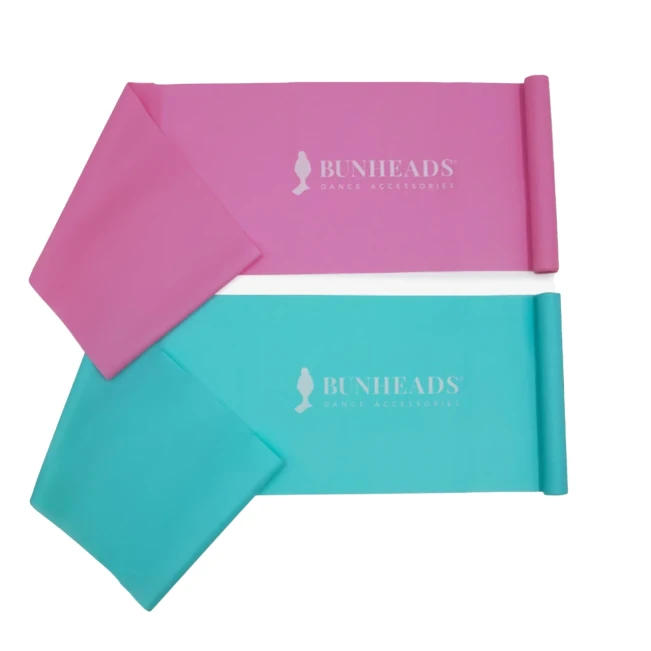 Capezio Bunheads – 2 odporové pásy na cvičení v jednom balení Capezio Bunheads – 2 odporové pásy na cvičení v jednom balení