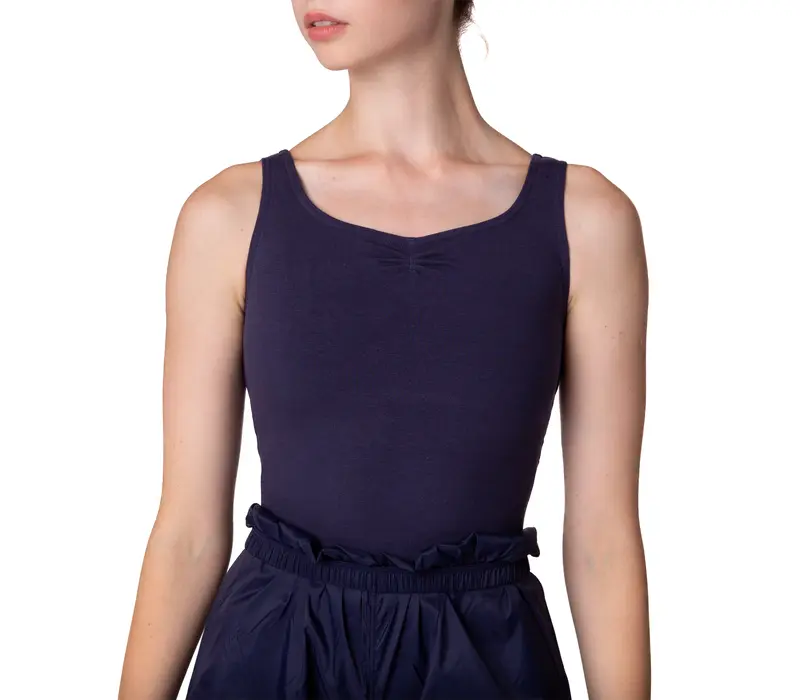 Bloch Adagio, dres s na široká ramínka - Modrá - navy