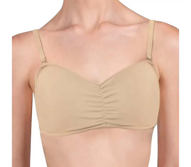 Bloch Vela Bandeau, dámská podprsenka - Tělová - sand
