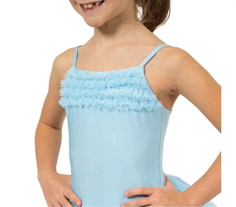 Bloch Desdemona, dres s tutu sukénkou - Modrá - light blue