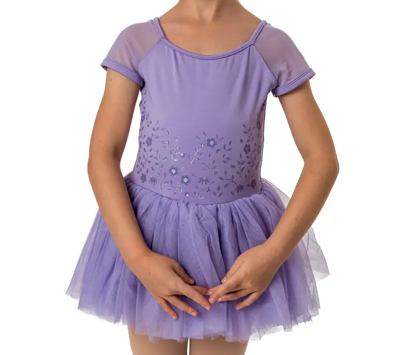 Bloch Dora, dětský dres s tutu sukýnkou - Šerřík