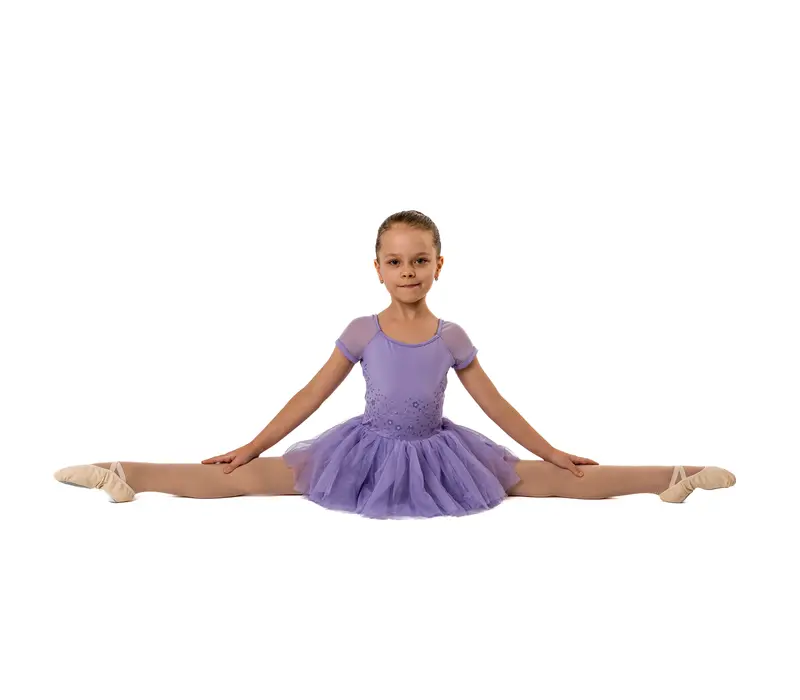 Bloch Dora, dětský dres s tutu sukýnkou - Šerřík