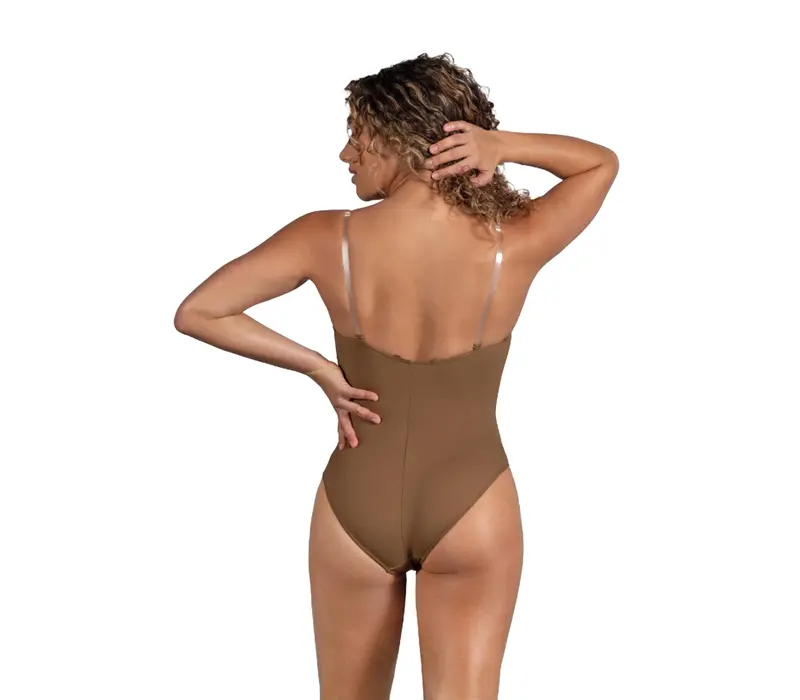 Bloch Estrella bodyliner, dámský spodní dres - Mandlová Bloch