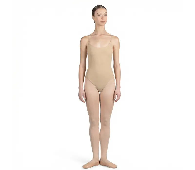 Bloch Estrella bodyliner, dámský spodní dres - Tělová - sand