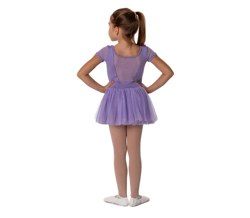 Bloch Holly, dětský dres s tutu sukýnkou - Šeříková lilac Bloch