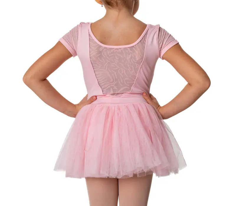 Bloch Holly, dětský dres s tutu sukýnkou - Růžová candy Bloch