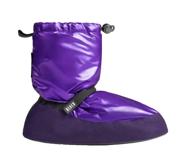 Bloch booties, zahrievacia obuv pre deti Metalic - Fialová - Vibrant purple metallic Bloch
