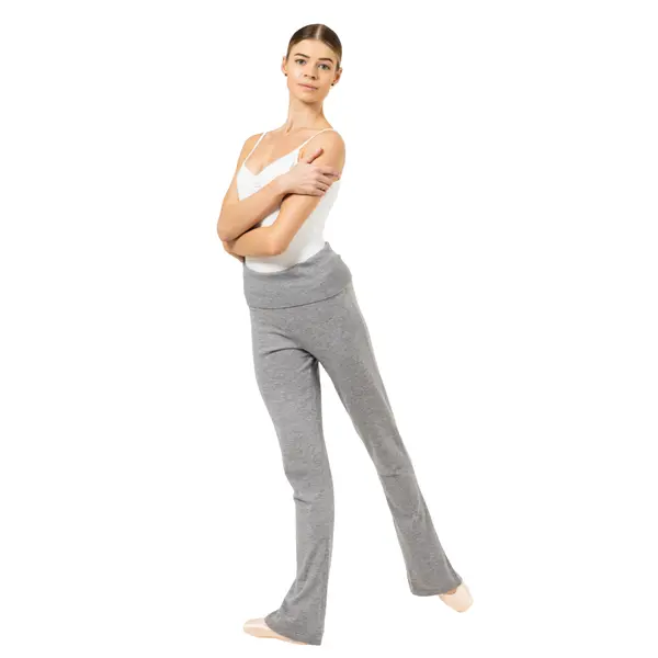 Bloch Flare Pant Rollover, dámské úpletové kalhoty