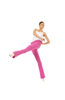 Bloch Flare Pant Rollover, dámské úpletové kalhoty
