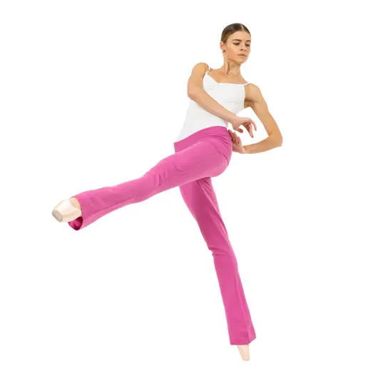 Bloch Flare Pant Rollover, dámské úpletové kalhoty