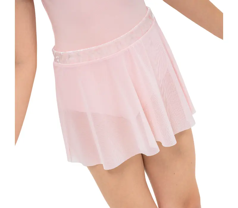 Bloch Mesh pull on skirt Sadie, dívčí sukýnka - Růžová candy Bloch