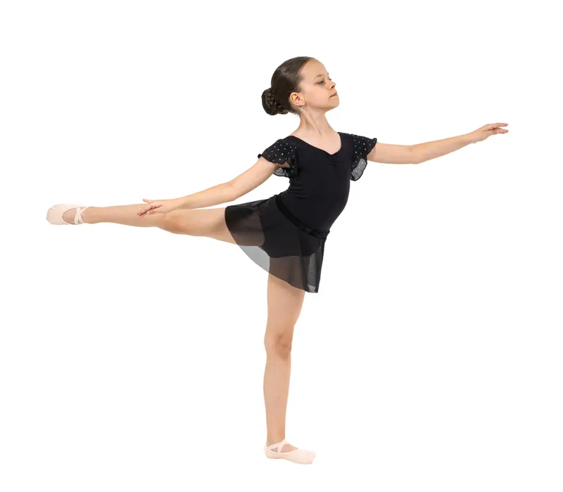 Bloch Mesh pull on skirt Sadie, dívčí sukýnka Bloch Mesh pull on skirt Sadie, dívčí sukýnka - Černá