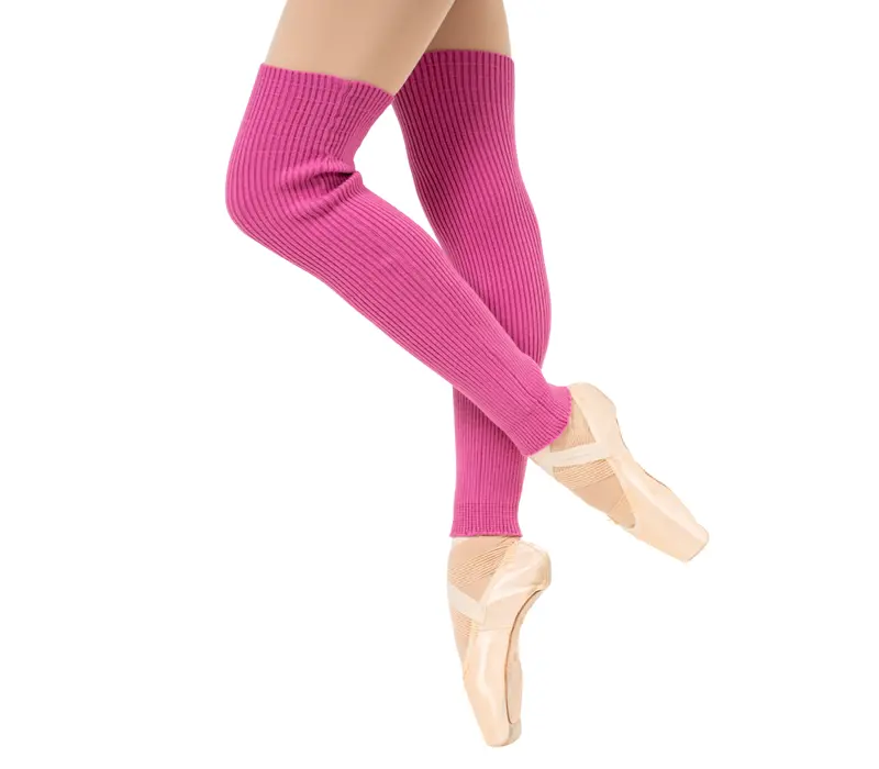 Bloch Rib legwarmer, pletené taneční stulpny - Růžová Bloch