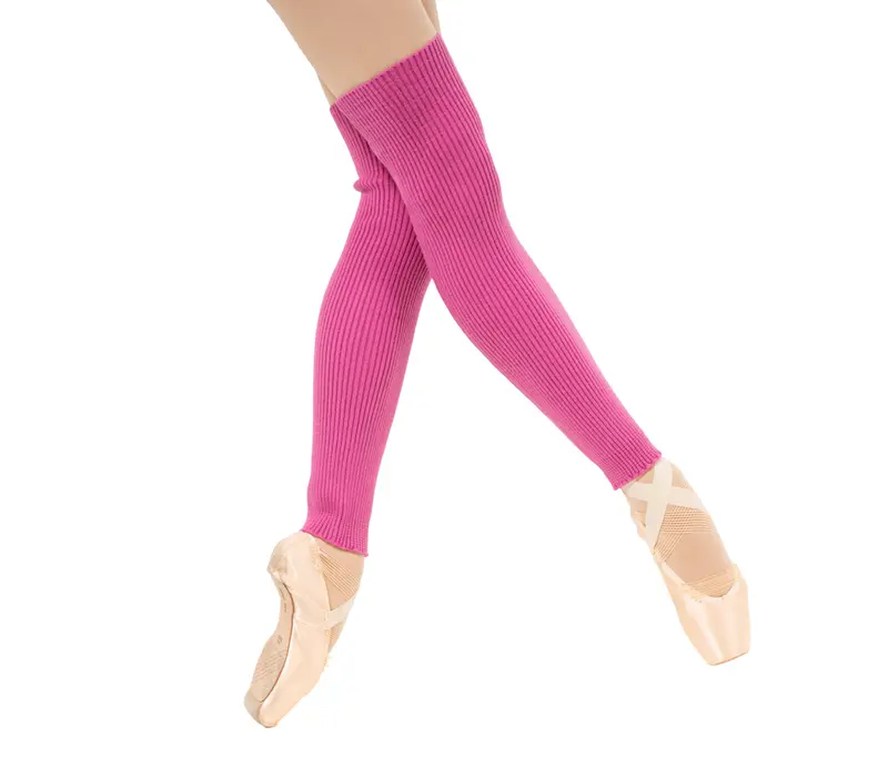 Bloch Rib legwarmer, pletené taneční stulpny - Růžová Bloch