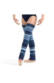 Bloch Striped Leg Warmers, pruhované návleky přes kolena