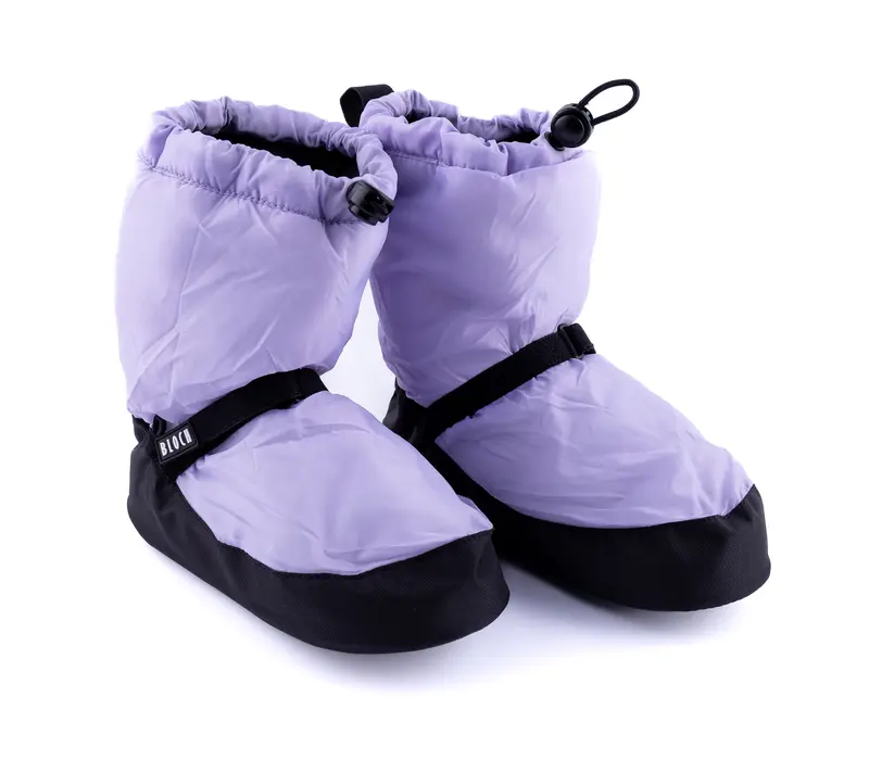 Bloch Booties edice, jednobarevná zahřívací obuv - Šeříková lilac Bloch