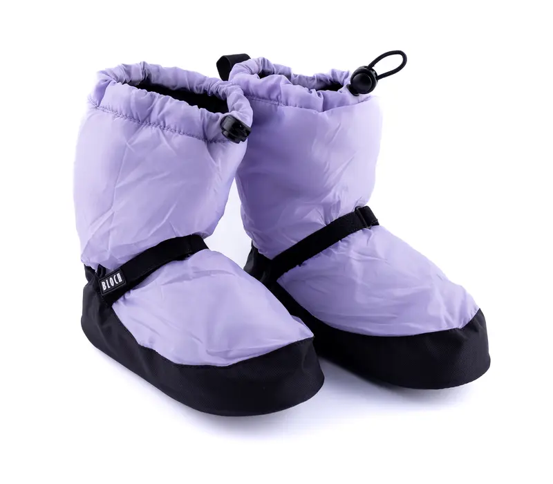 Bloch Booties edice, jednobarevná zahřívací obuv - Růžová candy