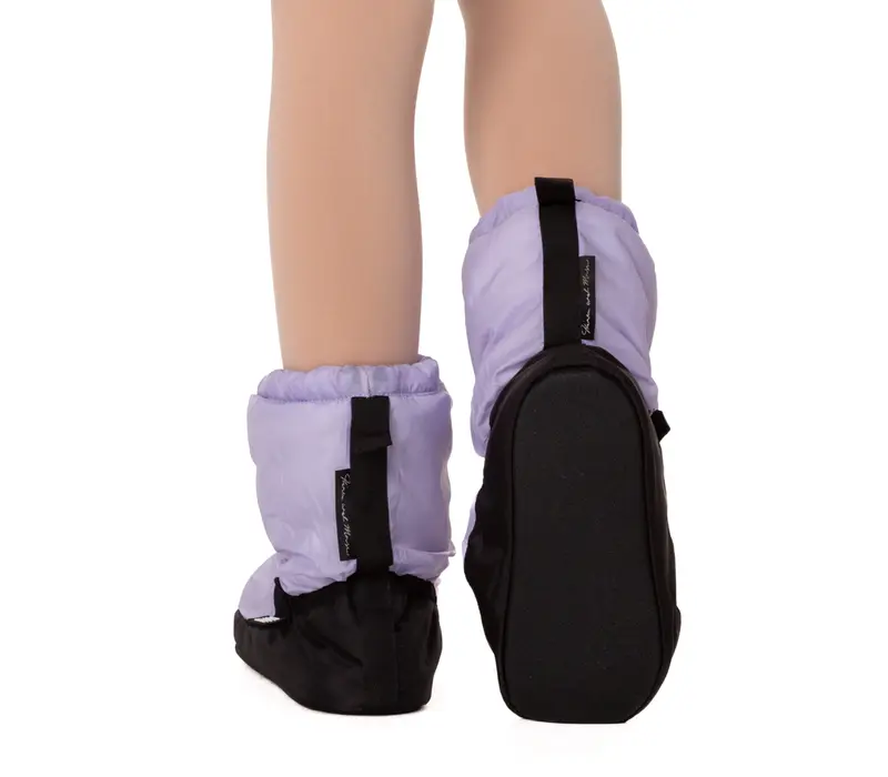 Bloch Booties edice, jednobarevná zahřívací obuv - Šeříková lilac Bloch