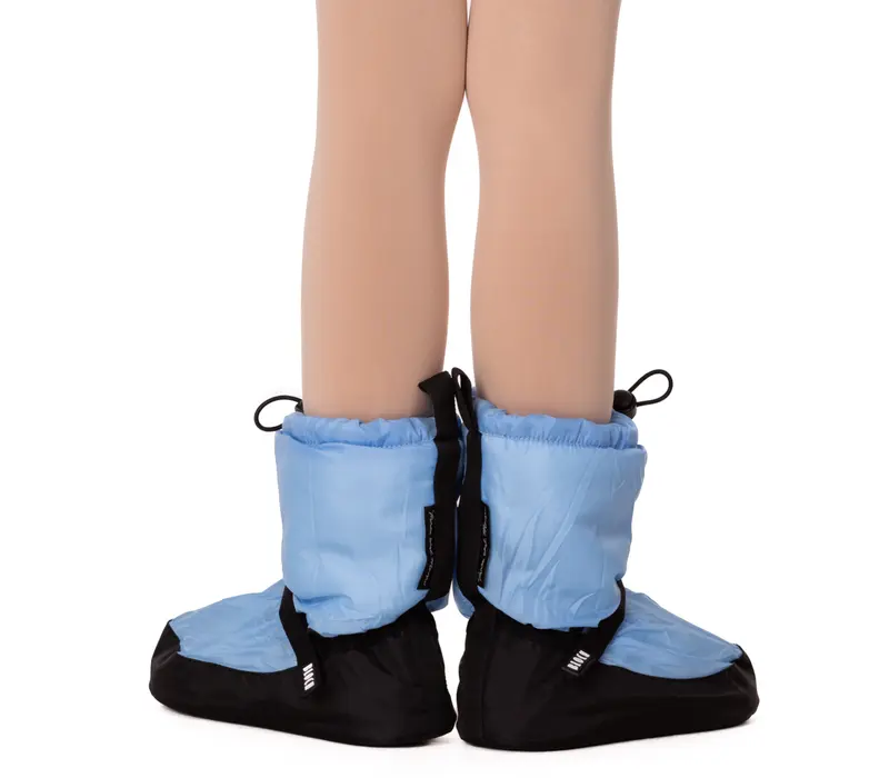 Bloch Booties edice, jednobarevná zahřívací obuv - Modrá - light blue