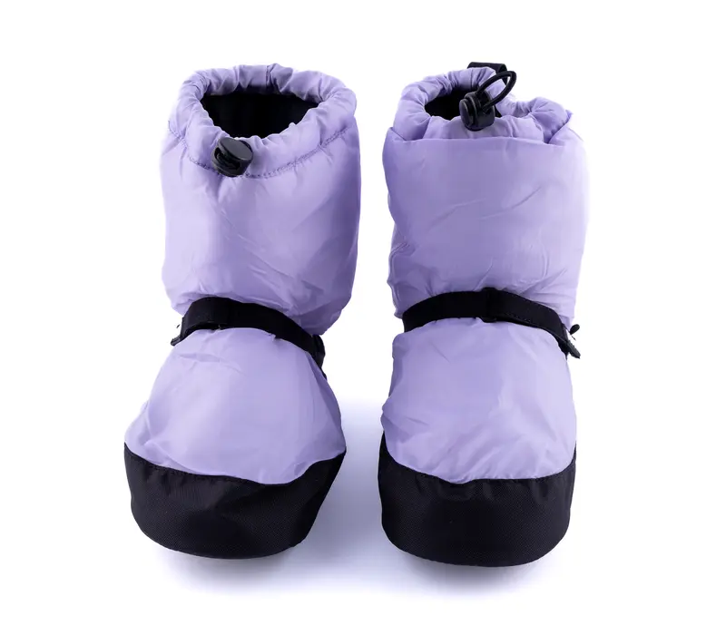 Bloch Booties edice, dětská jednobarevná zahřívací obuv - Černá