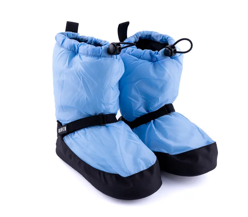 Bloch Booties edice, dětská jednobarevná zahřívací obuv - Modrá - light blue